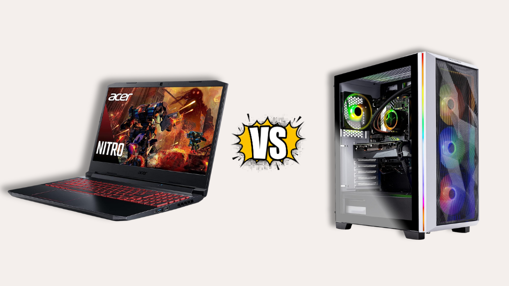 gaming laptop vs gaming pc