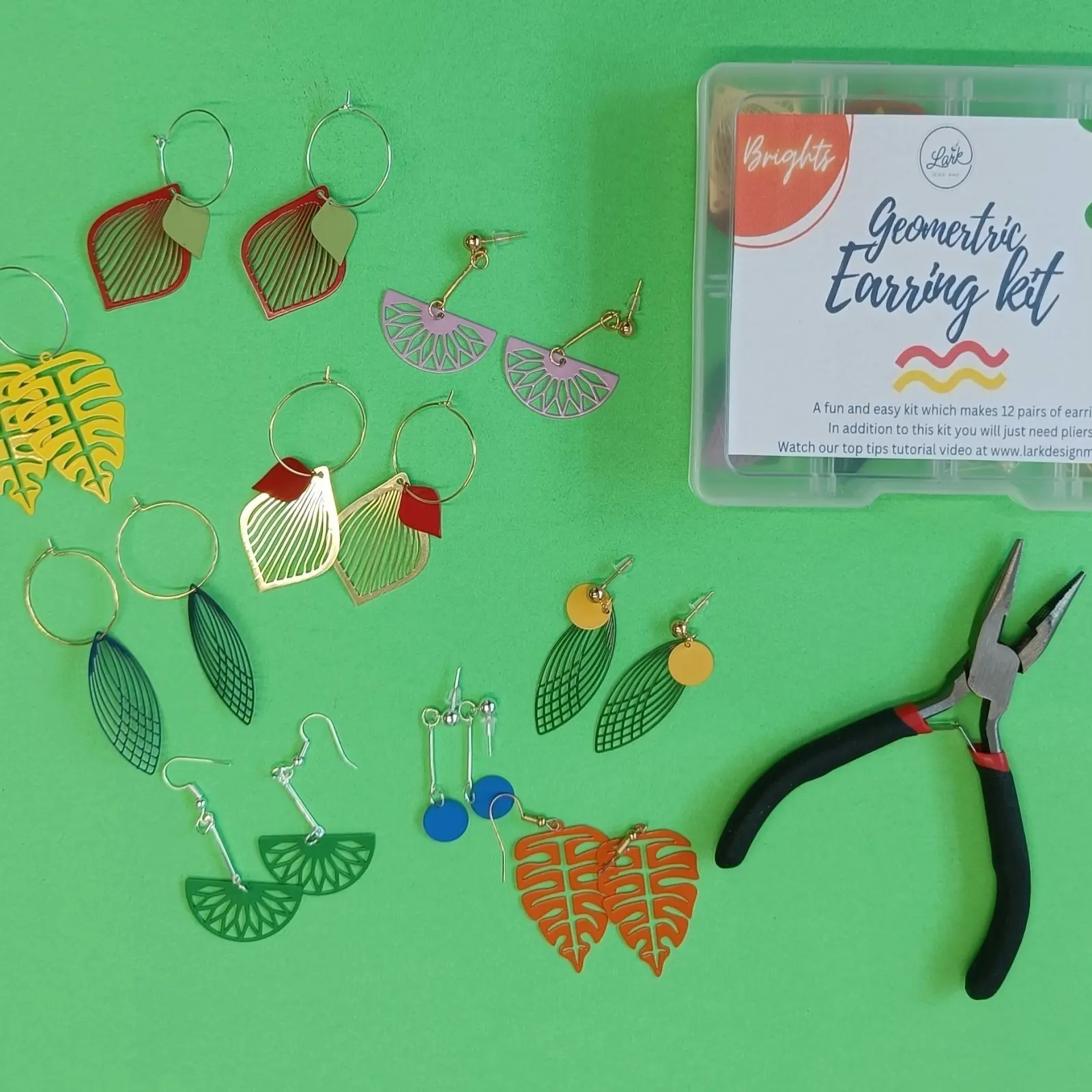 Lark design make geometric earring kit