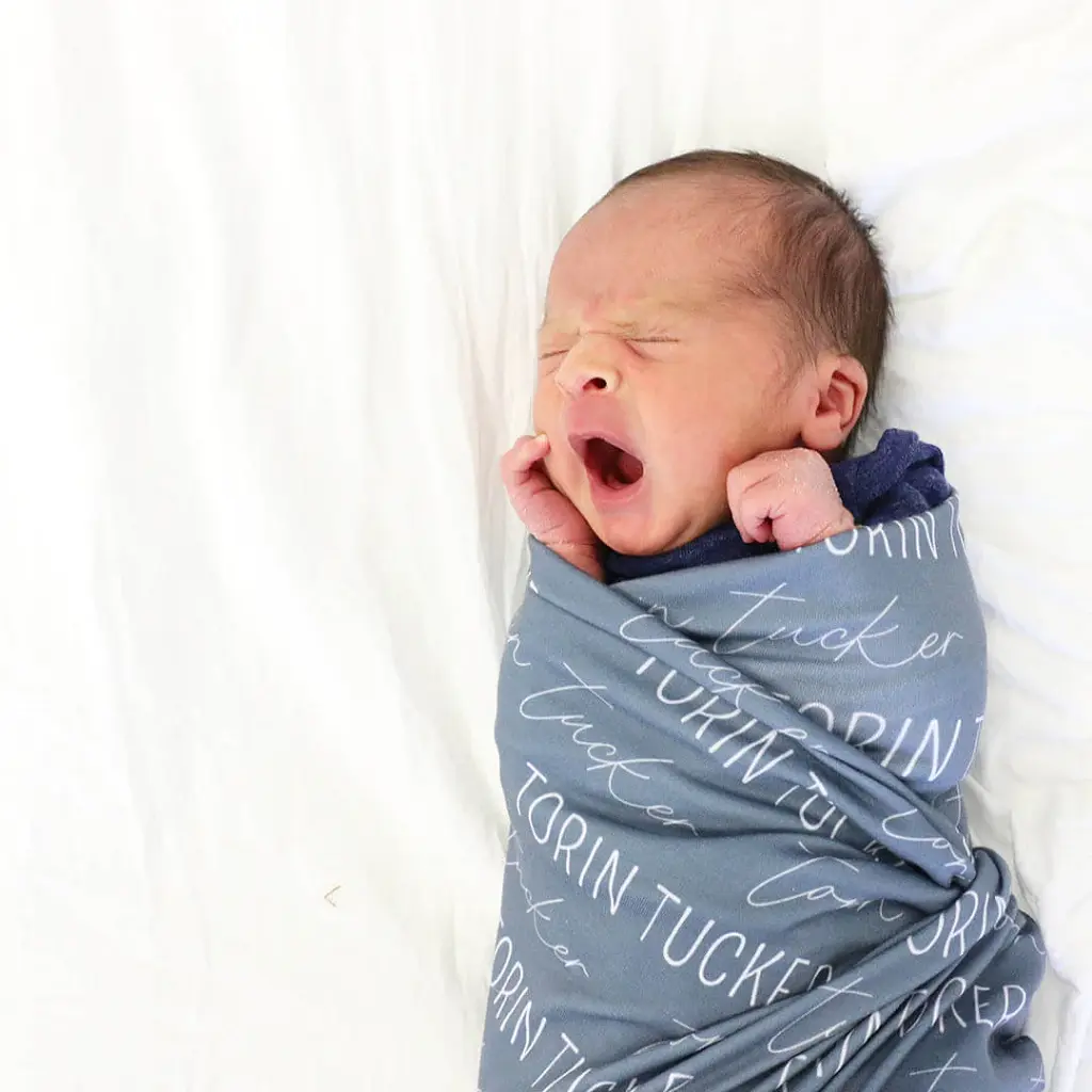 caden lane personalized swaddle sizes