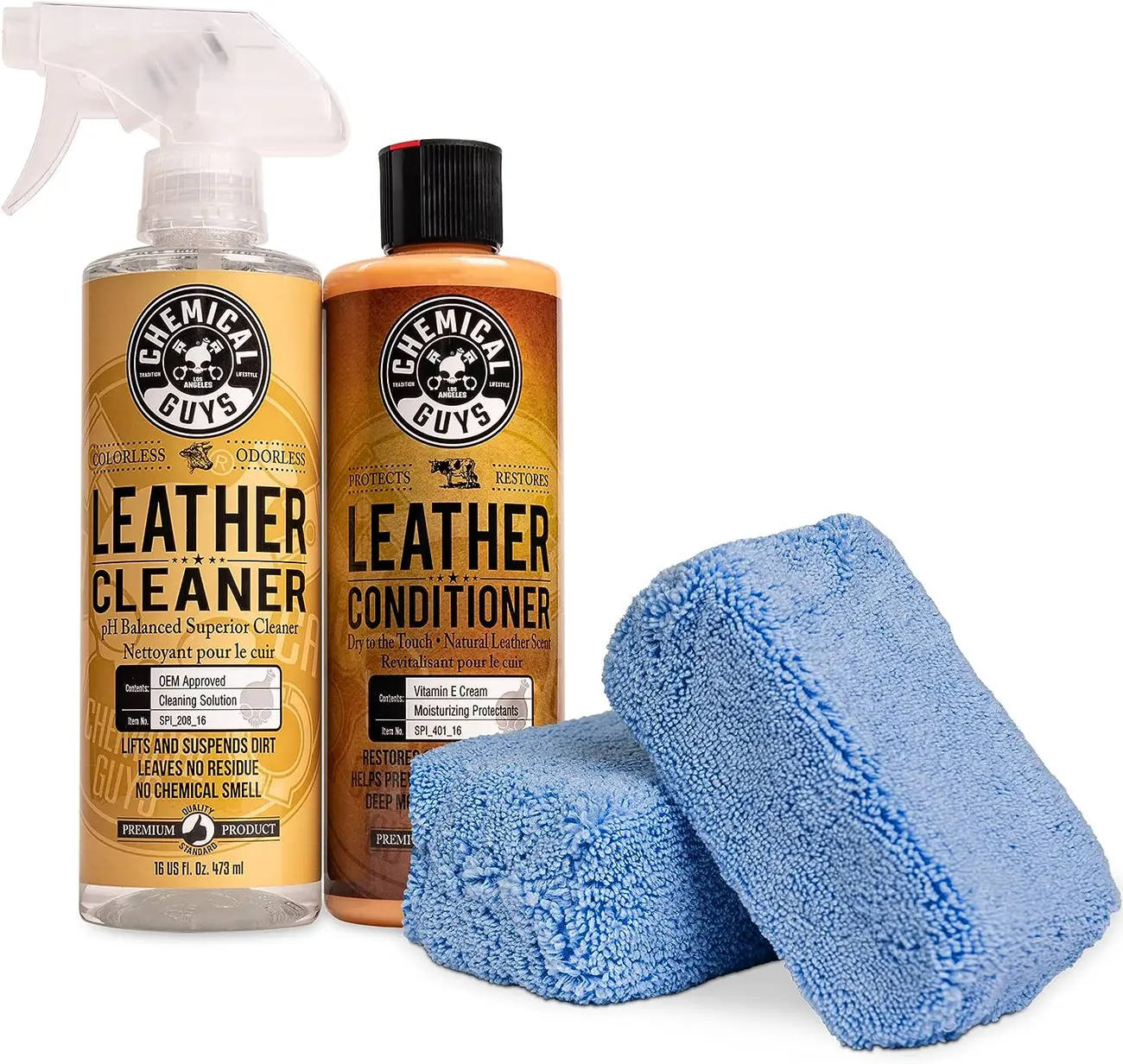 Chemical guys leather cleaner and conditioner