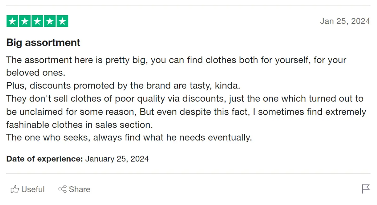 Gap customer reviews