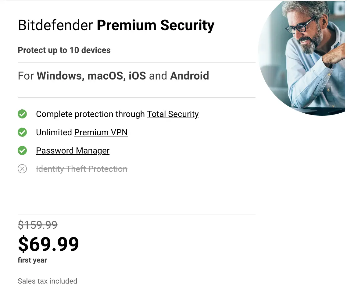 Bitdefender price 