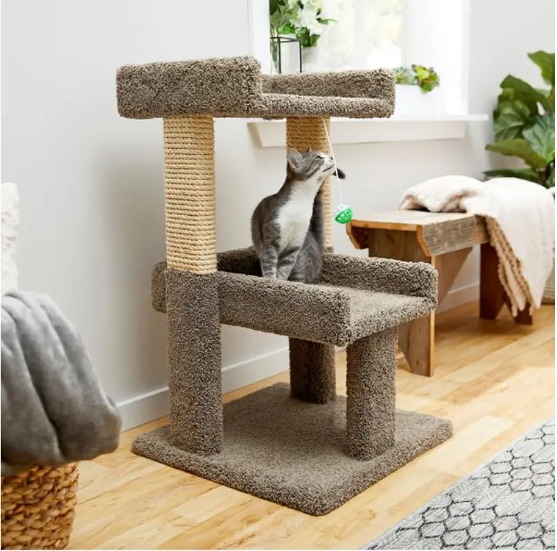 Frisco faux fur cat tree