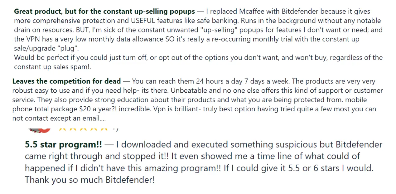 Bitdefender premium reviews