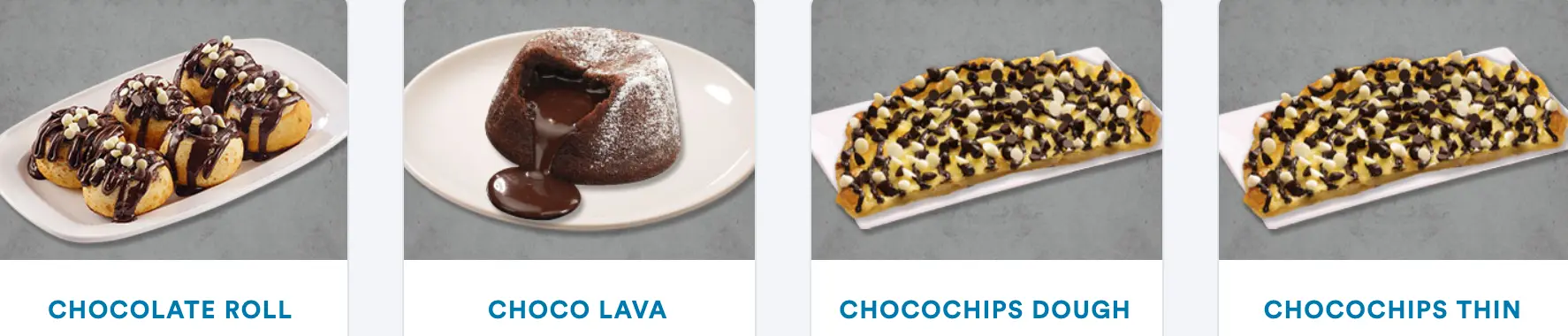 Dominos desserts