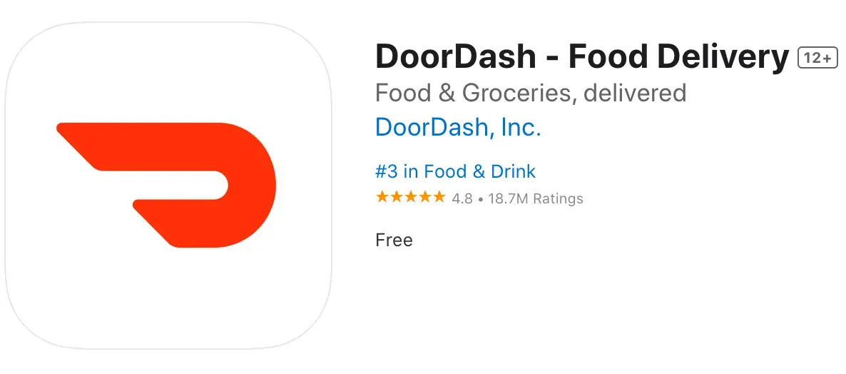 Doordash app 