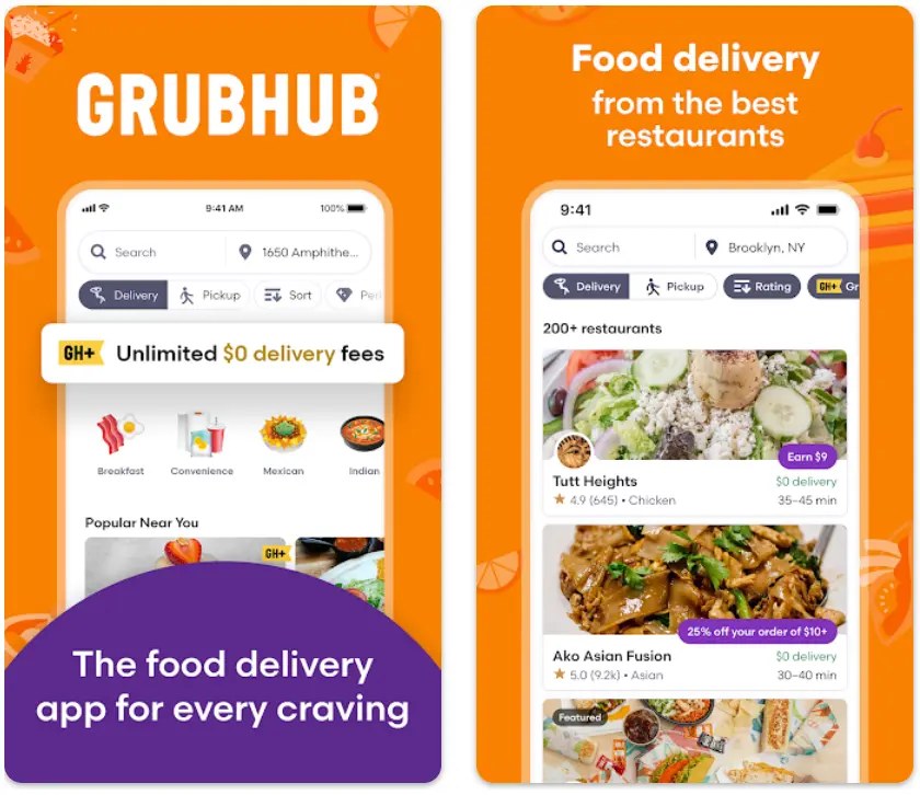 Grubhub app 