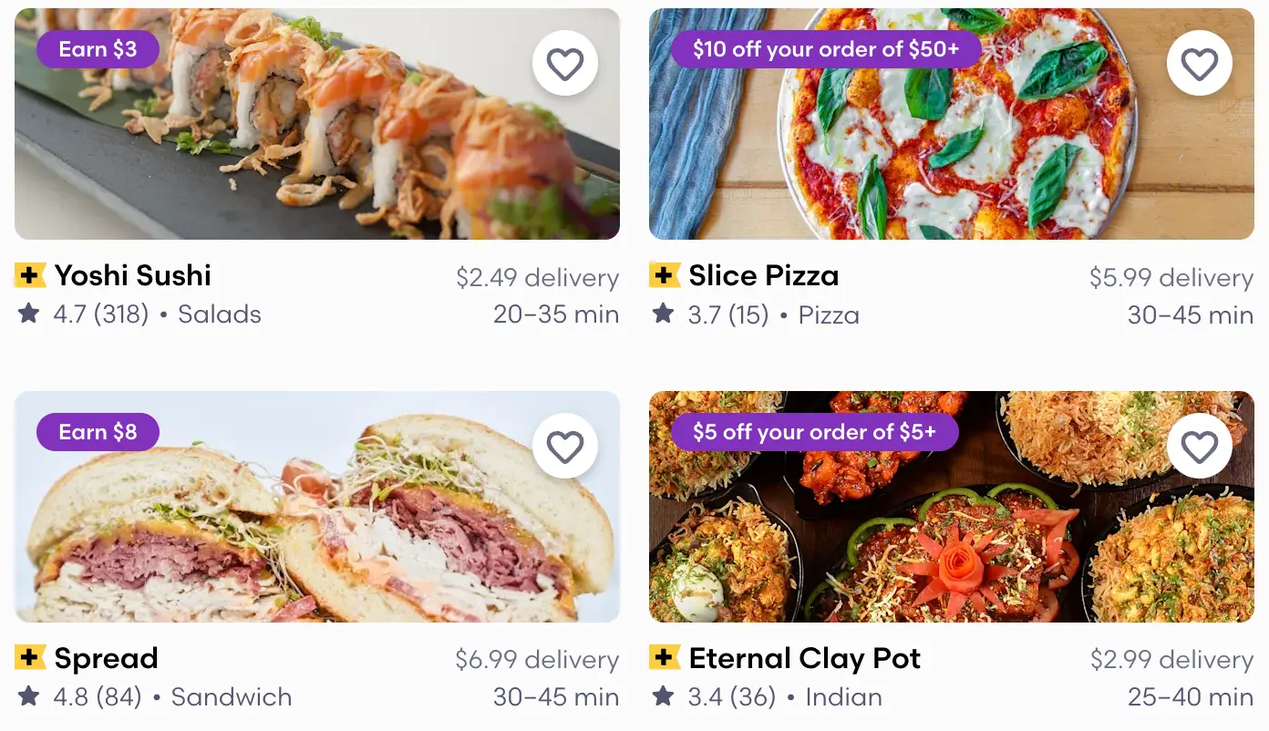 Grubhub offers