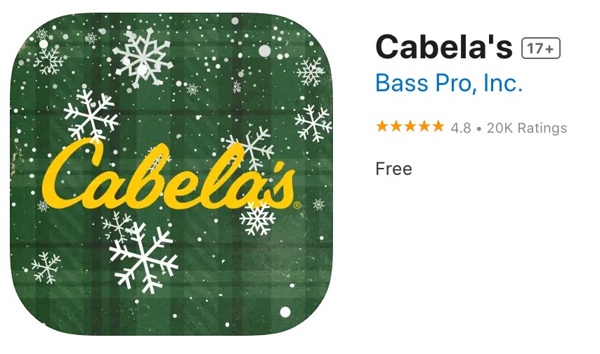 cabelas app 