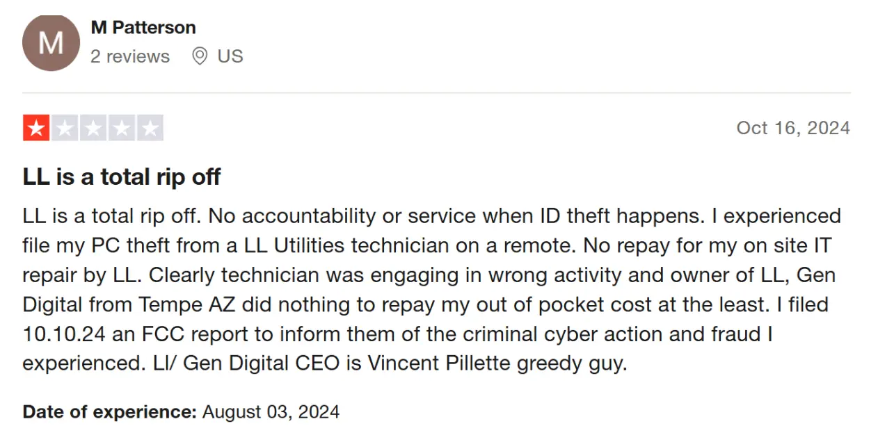 lifelock feedback 