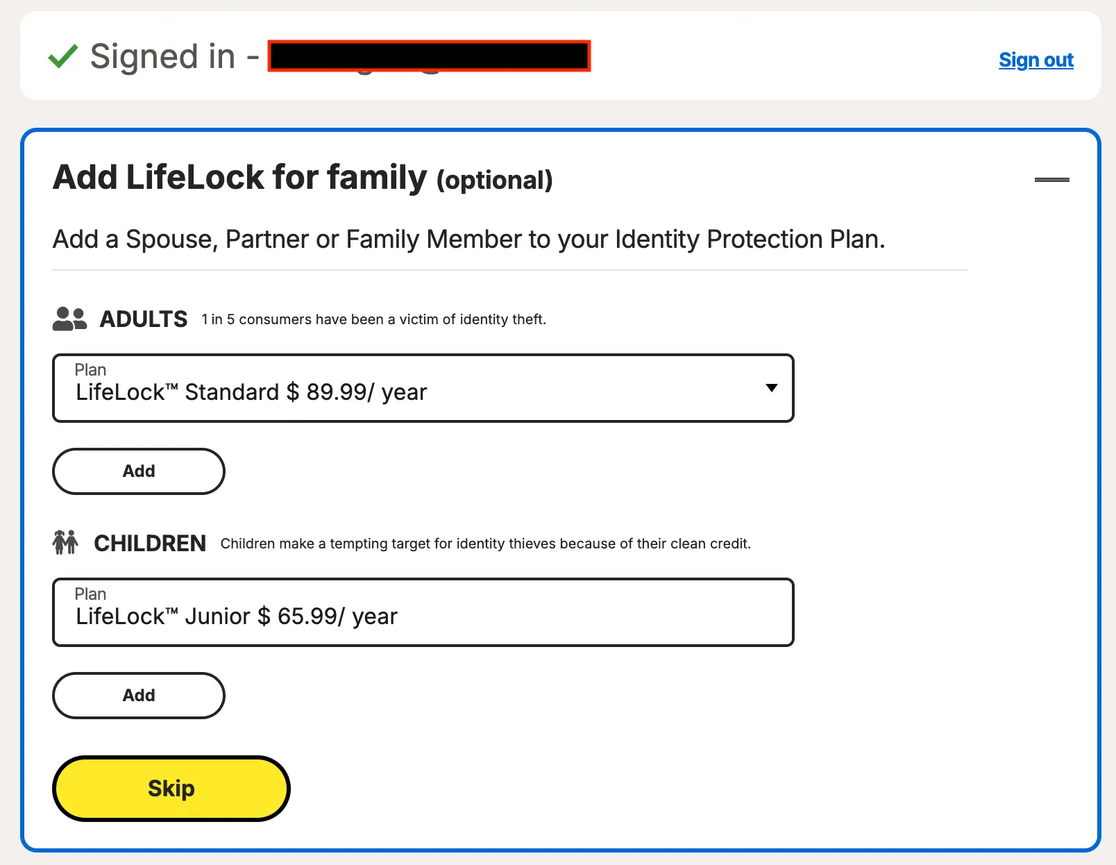 lifelock setting up 