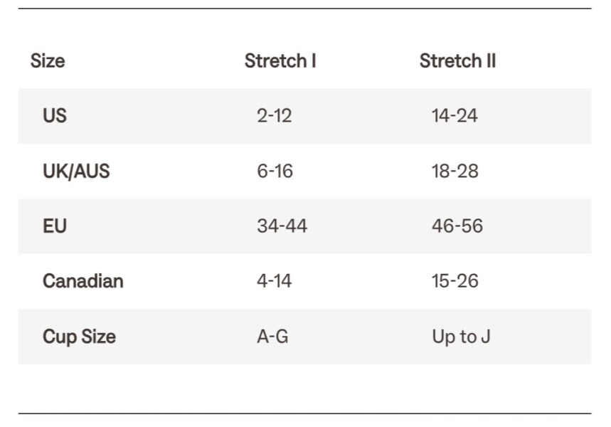 youswim sizing 